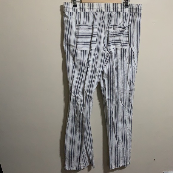 Linen Blue and White Pant 14 - Picture 6 of 6